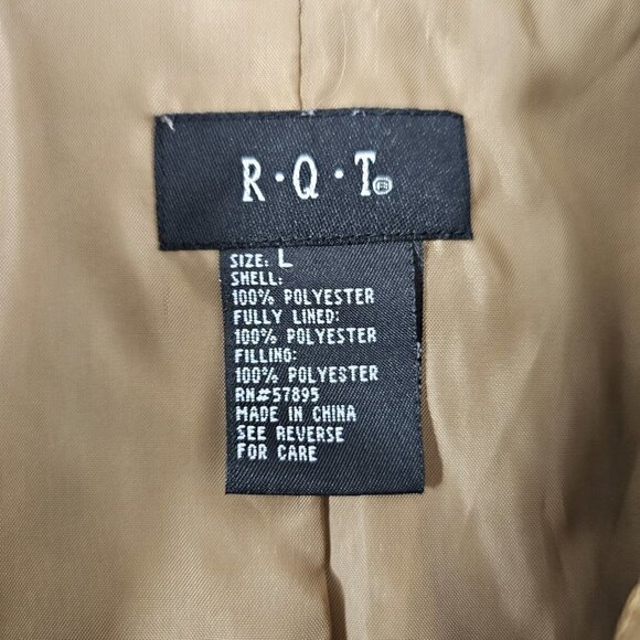 RQT Women’s Size Large Quilted Floral Embroidered Blazer Jacket - Picture 6 of 16